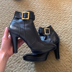 Tory Burch Black leather bootie size 8.5